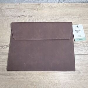U Brands Document Holder Brown Portfolio Sleeve Minimalist Office Travel Case